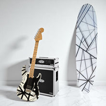 Load image into Gallery viewer, Panama Beach Black & White Frankenstein Surfboard Art