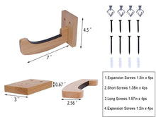Load image into Gallery viewer, surfboard wall rack wood display arms size