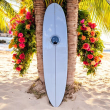 Load image into Gallery viewer, beach wedding surfboard sign decor