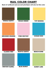 Load image into Gallery viewer, Surfboard Sign custom color chart
