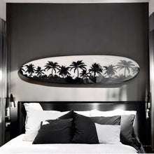 Load image into Gallery viewer, Tikisurf board decor and decorative surfboard art for walls Surfboard Wall Art