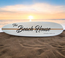 Load image into Gallery viewer, Your Beach House - Tiki Soul Decorative Surfboard Decor