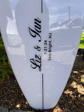 Load image into Gallery viewer, White Wedding - Beach Wedding Guest Book Alternative - Tiki Soul Decorative Surfboard Decor