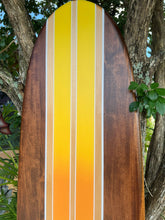 Load image into Gallery viewer, Easter Island on Fire - Tiki Soul Decorative Surfboard Decor