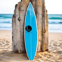 Load image into Gallery viewer, beach wedding decor and guest book surfboard