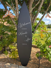 Load image into Gallery viewer, Surfboard Welcome Sign for Wedding or Milestone Party