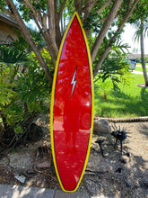 Load image into Gallery viewer, Lightning bolt surfboard