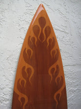 Load image into Gallery viewer, Surf Board Wall Decor Flames