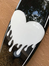 Load image into Gallery viewer, Black white wall art surfboard