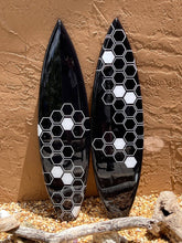Load image into Gallery viewer, Black and White Honeycomb decor