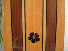 Load image into Gallery viewer, Native Hawaiian Surfboard with flowers