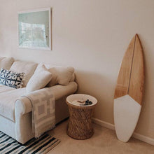 Load image into Gallery viewer, Split Deck Coastal Beach House Decor - Tiki Soul Coastal Surfboard Decor