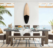 Load image into Gallery viewer, Split Deck Coastal Beach House Decor - Tiki Soul Coastal Surfboard Decor