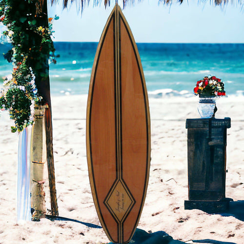 The Classic Autograph Guest Sign-In Book Alternative - Tiki Soul Decorative Surfboard Decor