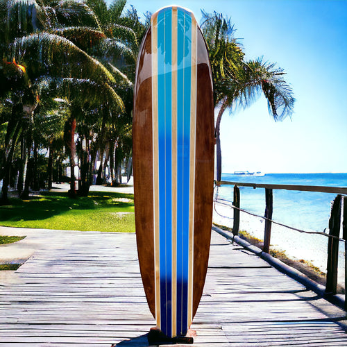 Tiki Soul Surf board decor for a surf decor. Surfboard Decor for Wall decoration. Decorative Wall Surfboard Art