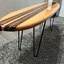 Load image into Gallery viewer, Shipwrecked Surfboard Coffee Table - Tiki Soul Decorative Surfboard Decor

