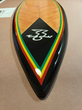 Load image into Gallery viewer, wooden surfboard decor for wall

