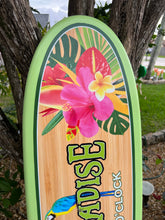 Load image into Gallery viewer, personalised surfboard sign
