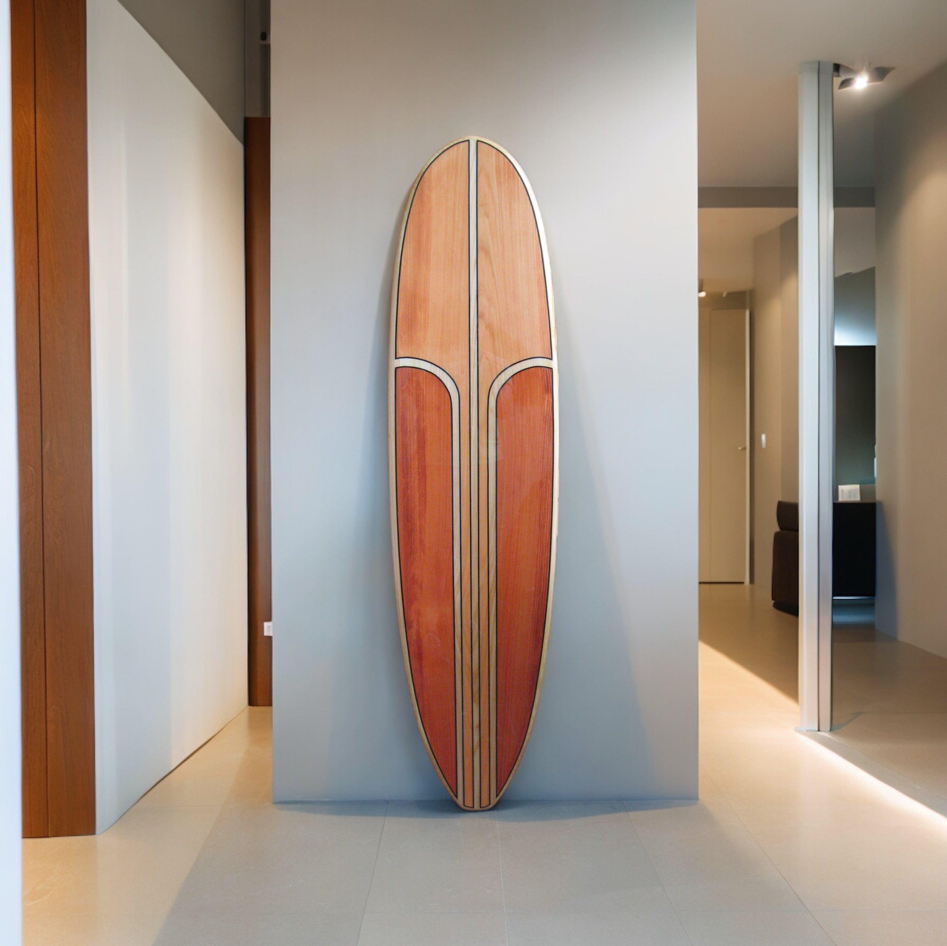 Explore Coastal Beach House Decor with Surfboard Wall Art