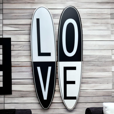 Love Divided - Tiki Soul Decorative Surfboard Decor
