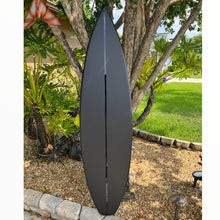 Load image into Gallery viewer, Coastal Wall Art black surfboard

