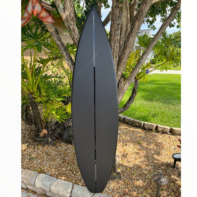 All Black Decorative Surfboard