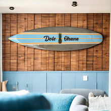 Load image into Gallery viewer, Ohana Always - Tiki Soul Decorative Surfboard Decor

