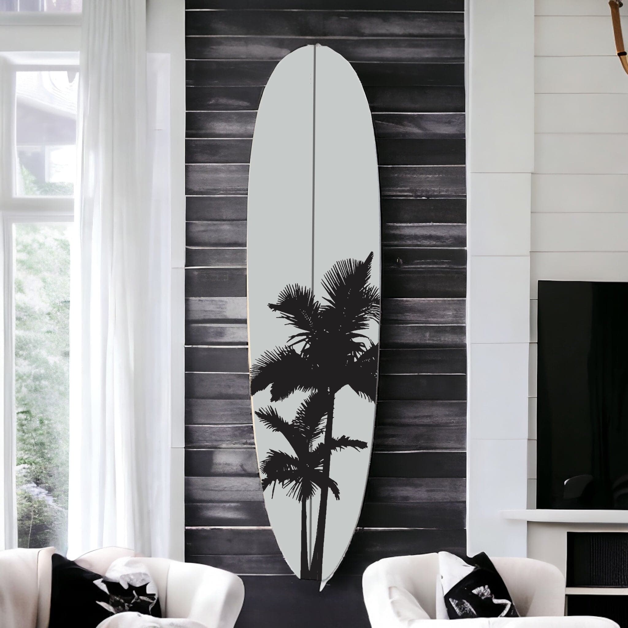 Shadow Palms Tiki Soul Decorative Surfboard Decor