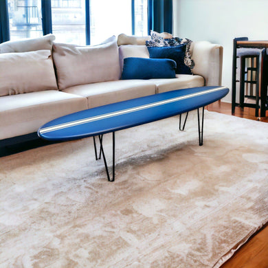 Into the Blue Surfboard Coffee Table - Tiki Soul Decorative Surfboard Decor