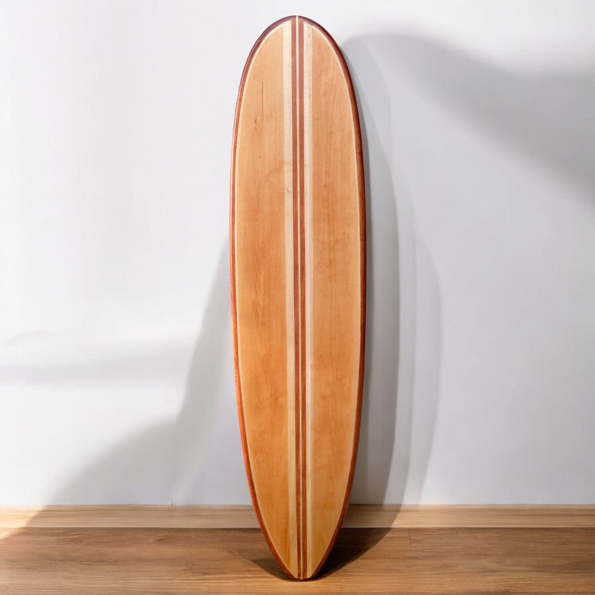 Surfboard Beach Decor - Solid Wood Wall Art by Tiki Soul