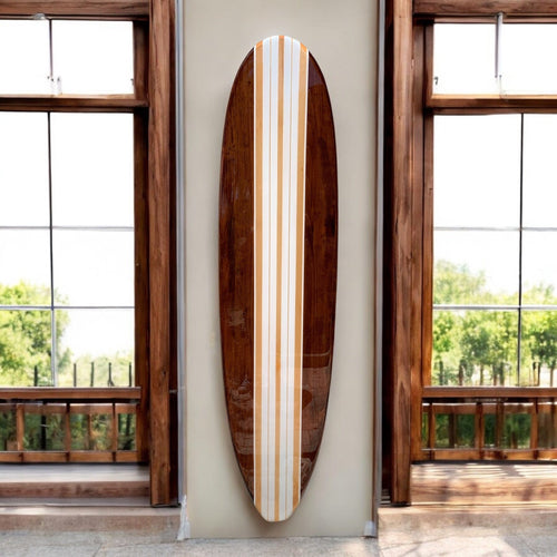 natural wood sufboard for wall decoration s