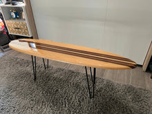 Load image into Gallery viewer, Shipwrecked Surfboard Coffee Table - Tiki Soul Decorative Surfboard Decor
