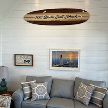 Load image into Gallery viewer, You Name It - Coastal Decor Personalized Surfboard Sign - Tiki Soul Decorative Surfboard Decor
