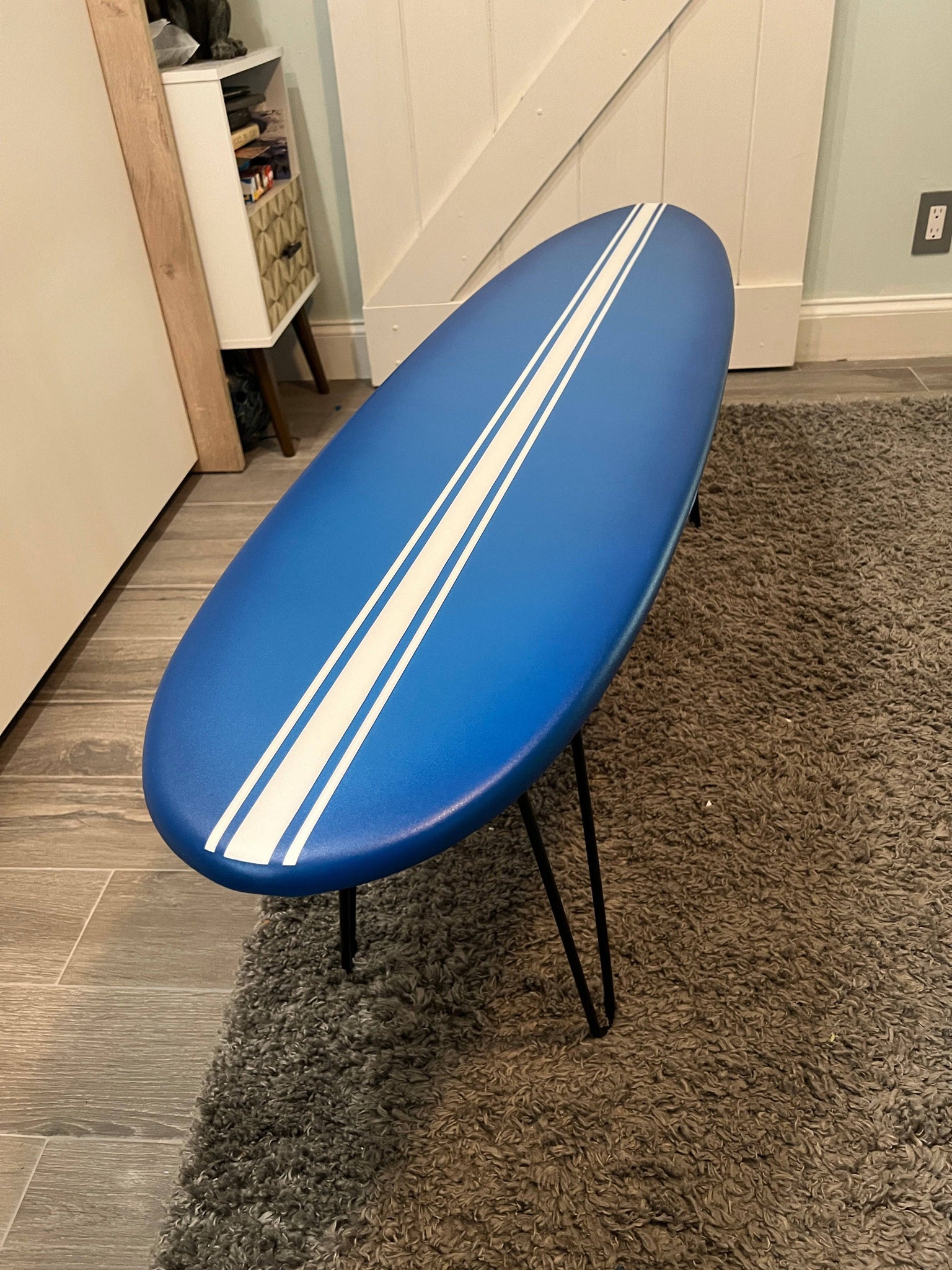 Surfboard Coffee Table Surfboard Shaped Wood Furniture