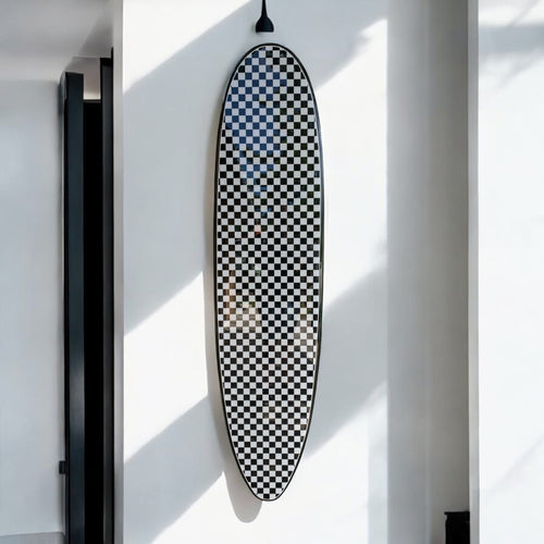 checkered vans surfboard wall art
