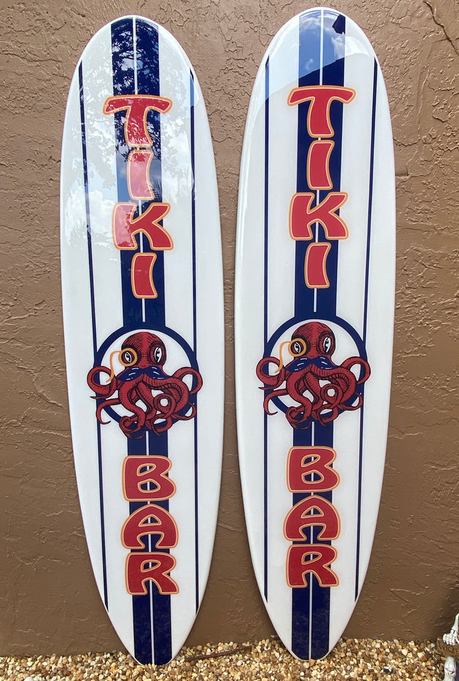 Tiki Bar Decoration Custom Surfboard Sign