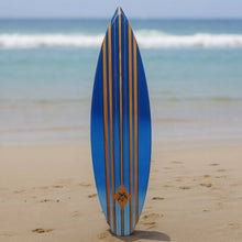 Load image into Gallery viewer, Deep Blue Turtle Surfboard Wall Art
