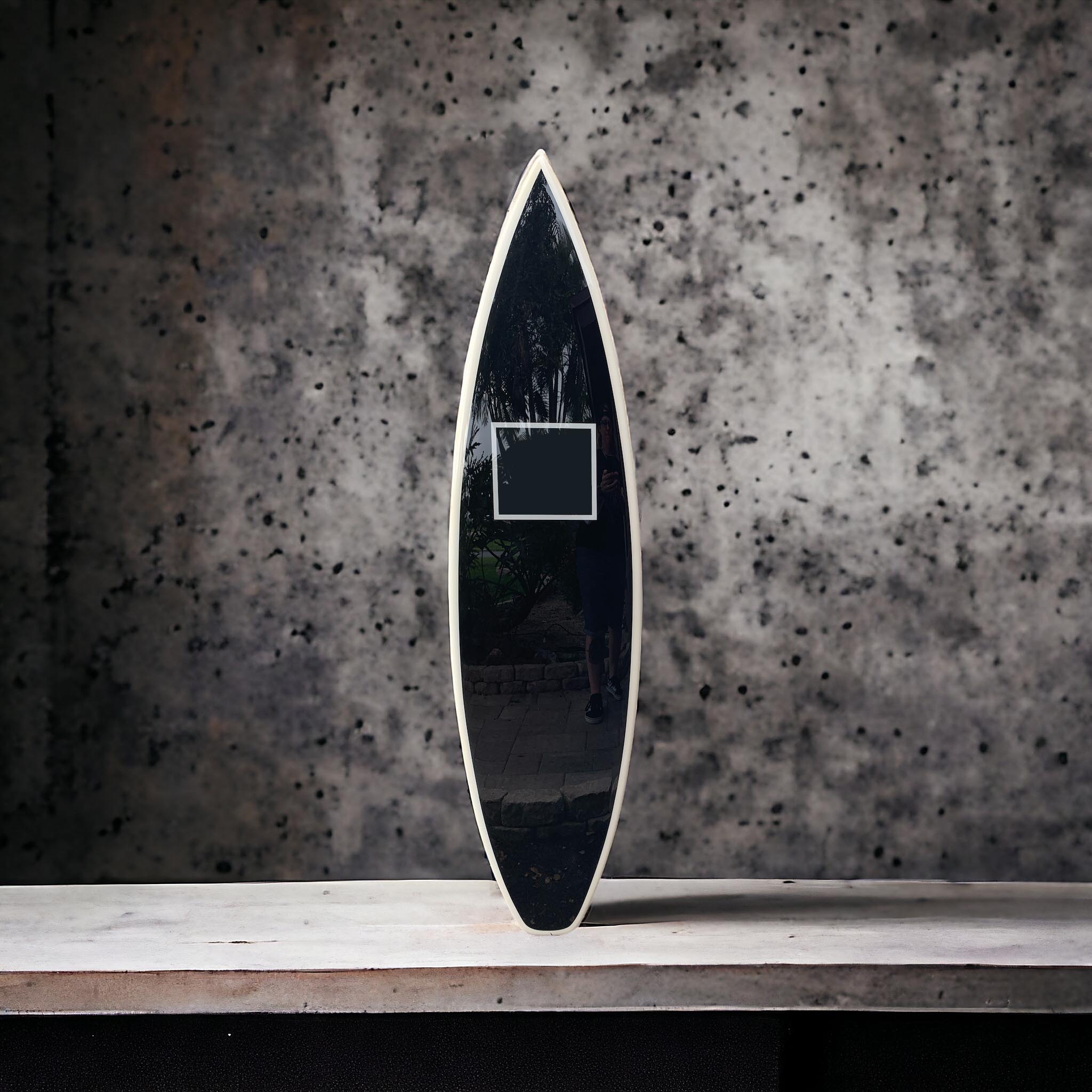 Chanel Inspired Surfboard - Coastal Style Decor by Tiki Soul