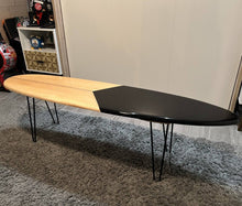 Load image into Gallery viewer, Split Deck Surfboard Coffee Table Coastal Furniture - Tiki Soul Decorative Surfboard Decor
