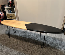 Load image into Gallery viewer, Split Deck Surfboard Coffee Table Coastal Furniture
