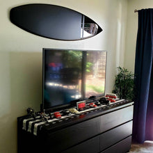 Load image into Gallery viewer, Black Decorative Wood Surfboard 
