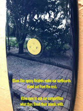 Load image into Gallery viewer, Surfboard Decor with epoxy finish
