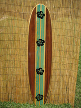 Load image into Gallery viewer, Green and Chest Stained Surfboard
