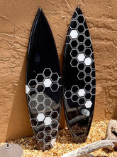 Load image into Gallery viewer, Black and White Honeycomb decor
