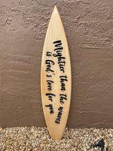 Load image into Gallery viewer, Wooden Surfboard Wall Art
