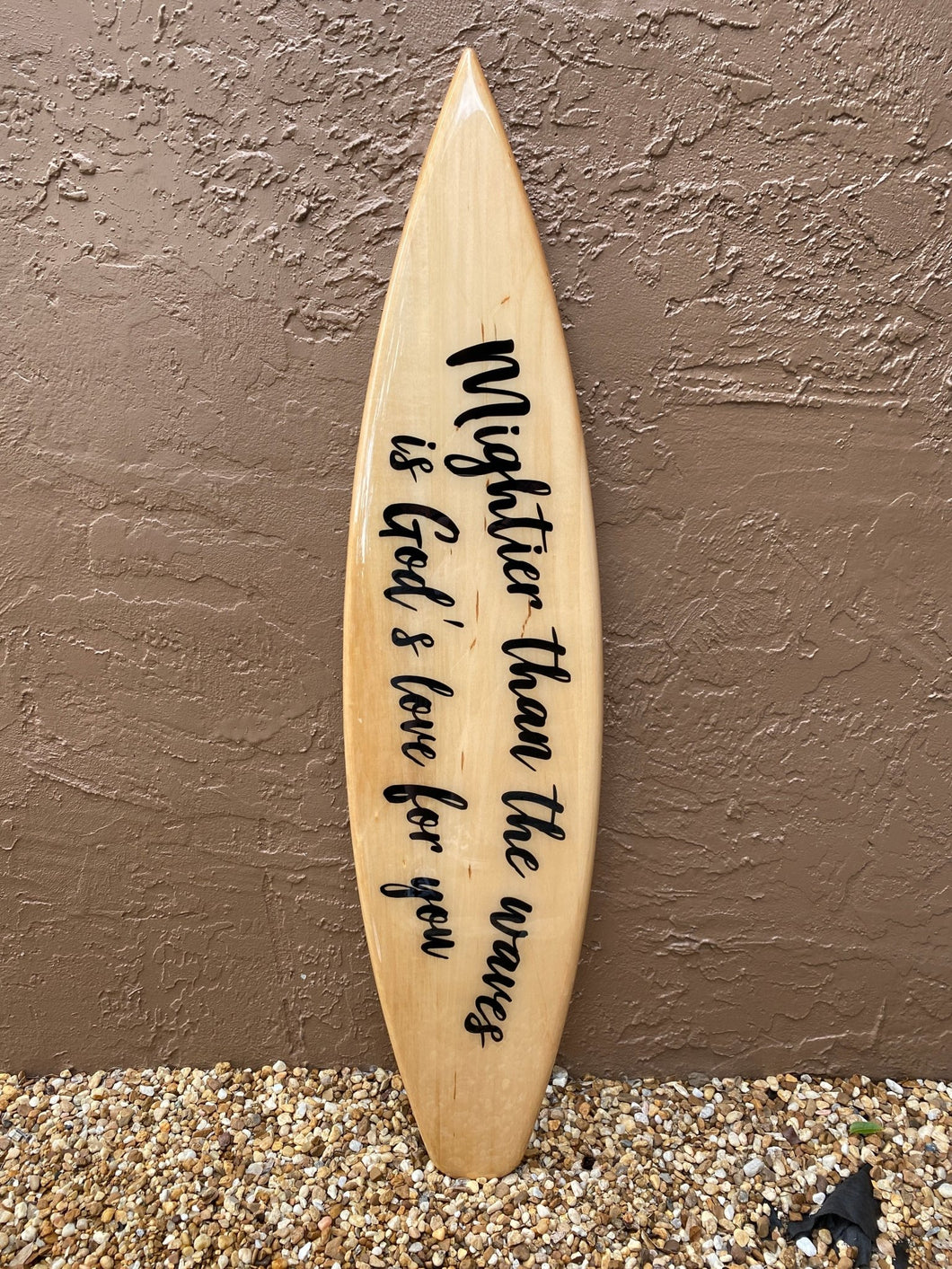 Wooden Surfboard Wall Art