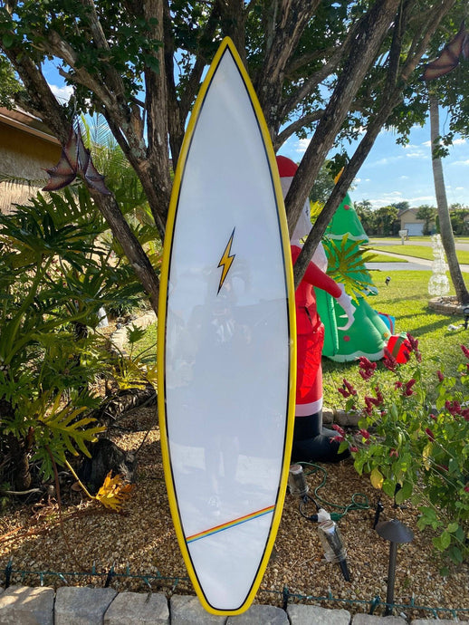 Rainbolt Beach - Tiki Soul Coastal Surfboard Decor