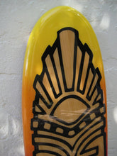 Load image into Gallery viewer, Sun God Tiki Deck - Tiki Soul Coastal Surfboard Decor
