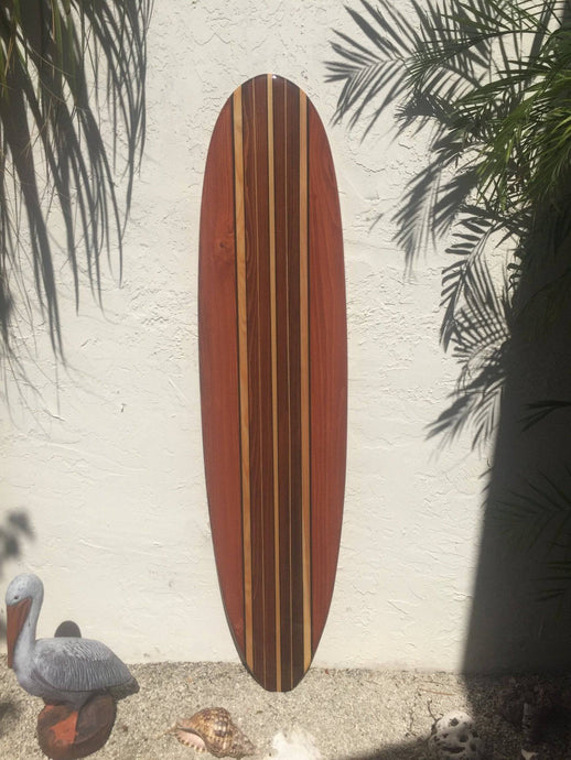The Castaway Surfboard Coffee Table - Tiki Soul Coastal Surfboard Decor