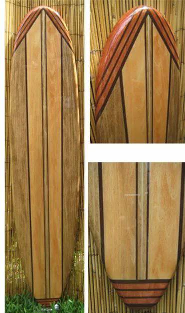 Wood Surfboard Decor Beach House Style Beach Bar Decor